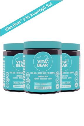 Strong Hair Gummy Vitamin 60 Adet X 3 Adet Image 0