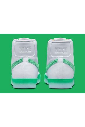 Kadın Beyaz-Yeşil Blazer Mid '77 Spor Ayakkabı Cz Image 1