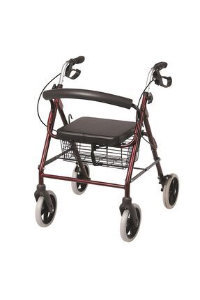 Alüminyum Katlanabilir Rollatör Yürüteç 130 Kg Taşıma Kapasiteli | Lüx 1. Sınıf | 2 Yıl Garanti Image 0