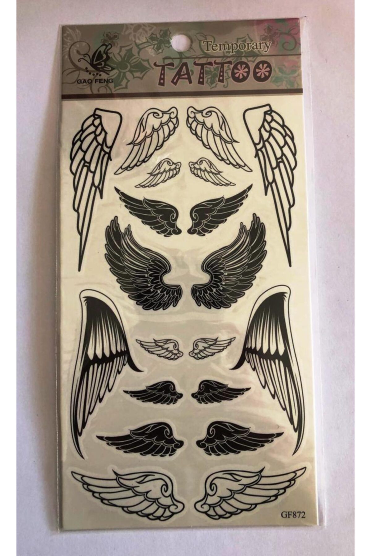 one spray tattoo kanat yapistirma sticker gecici dovme fiyati yorumlari trendyol