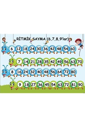 Ritmik Sayma Tırtıl 2 (vinil Branda) 50x70 Cm Image 0