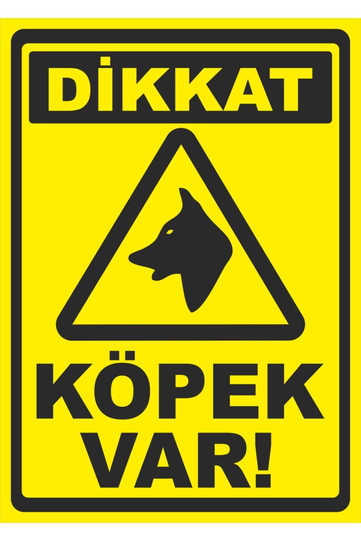 Turk Reklam Dikkat Kopek Var Uyari Levhasi Fiyati Yorumlari Trendyol