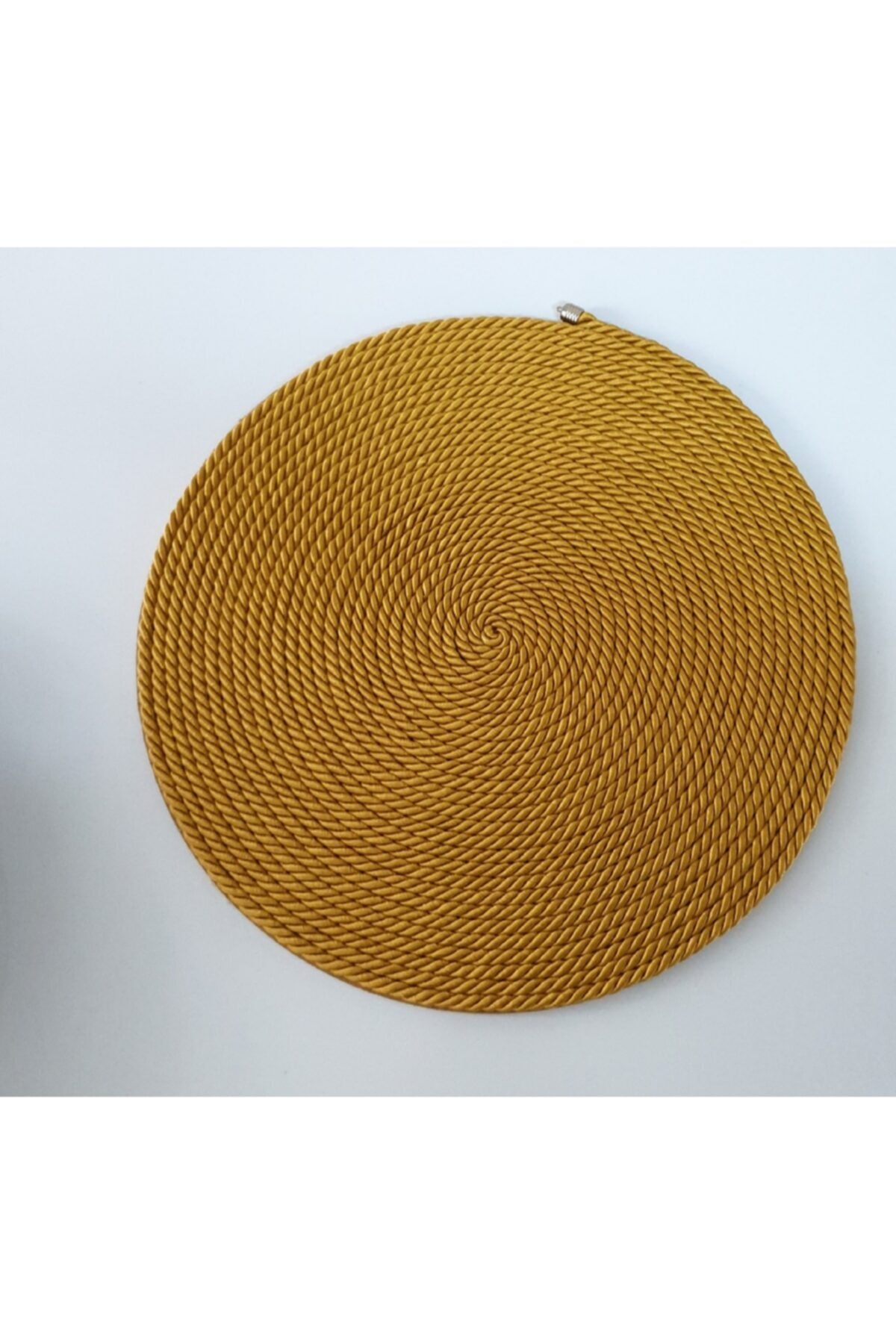 Trendev Hardal Sarisi Kordon Ip Amerikan Servis Supla Tekli 1 Kisilik Renkli Tabak Altligi Trendyol