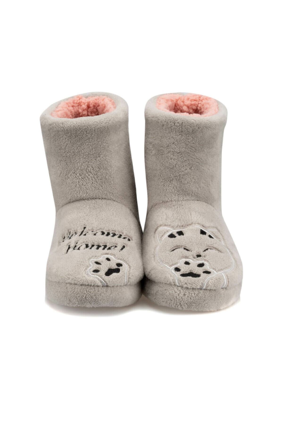 polaris 92 600001 z gri kislik ev ici bayan panduf fiyati yorumlari trendyol