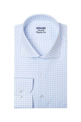 Beyaz Ata Yaka Slim Fit Gomlek Modelleri Erkek