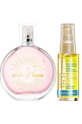 Wish Of Love Edt 50 Ml Kadın Parfümü Argan Yağı Içeren Besleyici Saç Serumu Image 0