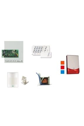 Alarm Seti Kablolu Paradox Sp4000 Kontrol Paneli+trafo+pır+siren Image 0