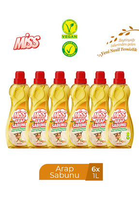MİSS SIVI ARAP SABUNU 1000 ML X 6 ADET Image 0