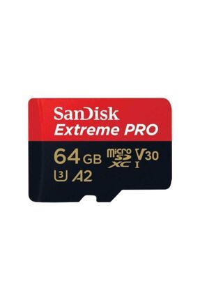 64gb Micro Sd Extreme Pro 170mb/s Micro Sd Sdxc Sdsqxcy-064g-gn6ma Hafıza Kartı Image 0