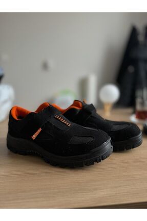 SVM İş Güvenliği Ayakkabısı Çelik Burun Süet Siyah Image 0