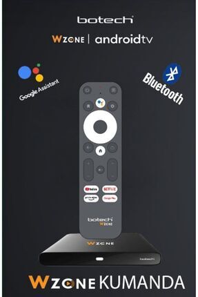 Orijinal Botech Wzone Android TV Box - BT bağlantısı - sesli komut fonksiyonu Kumanda Image 0