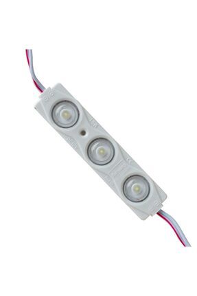 10 Adet BEYAZ 12V 1.5W 3 Ledli Mercekli Parmak Led Modül 2835 smd Image 0