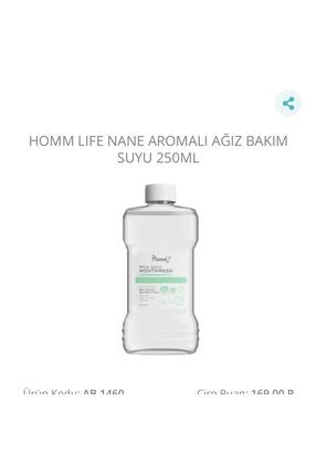 nane aromalı ağız bakım suyu Image 0