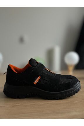 SVM İş Güvenliği Ayakkabısı Çelik Burun Süet Siyah Image 2