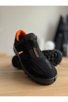 SVM İş Güvenliği Ayakkabısı Çelik Burun Süet Siyah Image 1