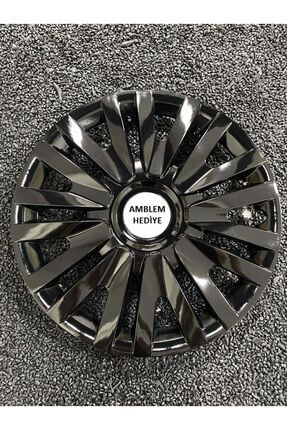 RENAULT SYMBOL JANT KAPAĞI 14 İNÇ KIRILMAZ SİYAH Image 0