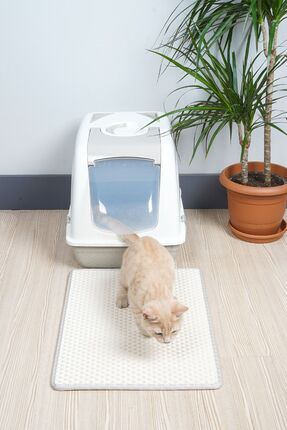 (40X55 CM) Kedi Tuvalet Önü Paspası Kedi Kumu Paspası Kedi Matı Image 0