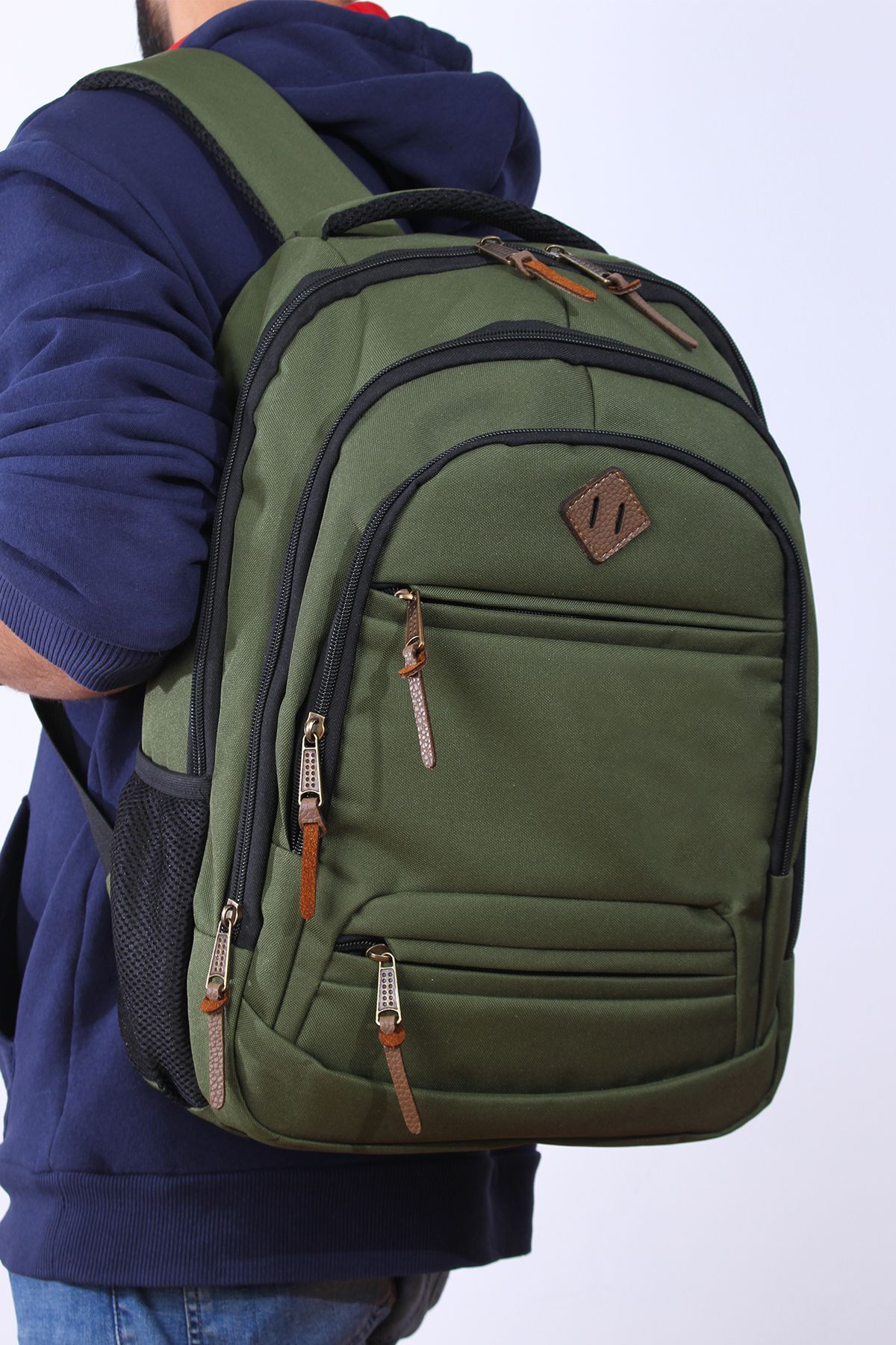 GK19 یونیسکس کوله پشتی دانش آموزی مسافرت روزانه تعطیلات ورزشی پیاده روی سفر سفر کمپینگ روزانه سبز