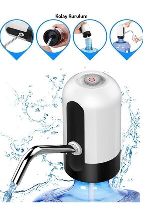 Hızlı Ve Sessiz Damacana Pompası, Usb Şarjlı Ve Otomatik Damacana Su Pompası Image 2