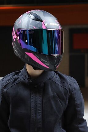 Rapıd 2 Palımnesıs Mat Siyah-pembe Kask Image 1