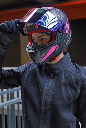 Rapıd 2 Palımnesıs Mat Siyah-pembe Kask Image 3