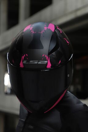Rapıd 2 Race Palımnesıs Mat Siyah-Pembe Kask Image 6