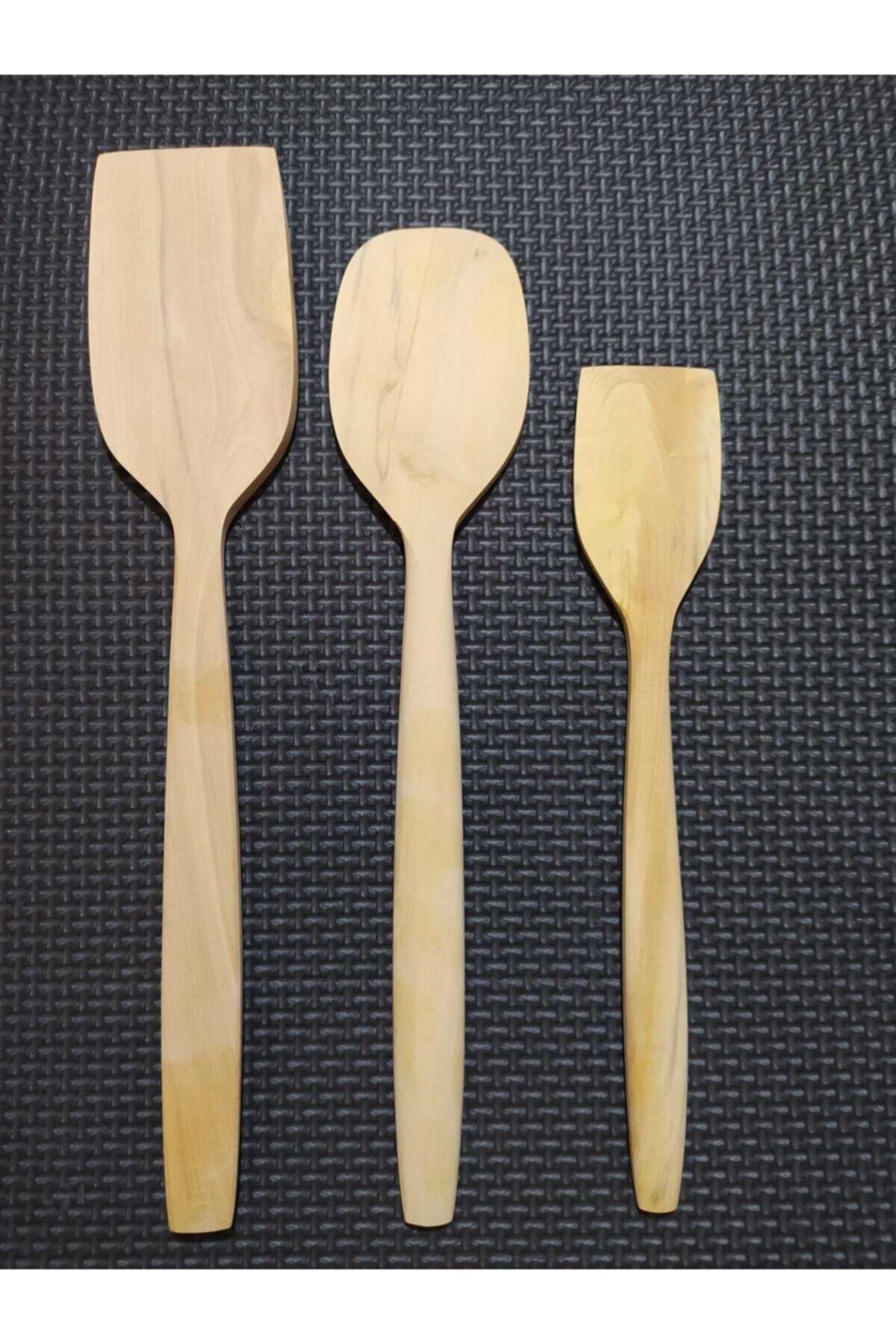 naturalife El Yapımı Şimşir 3 ' Lü Spatula Seti