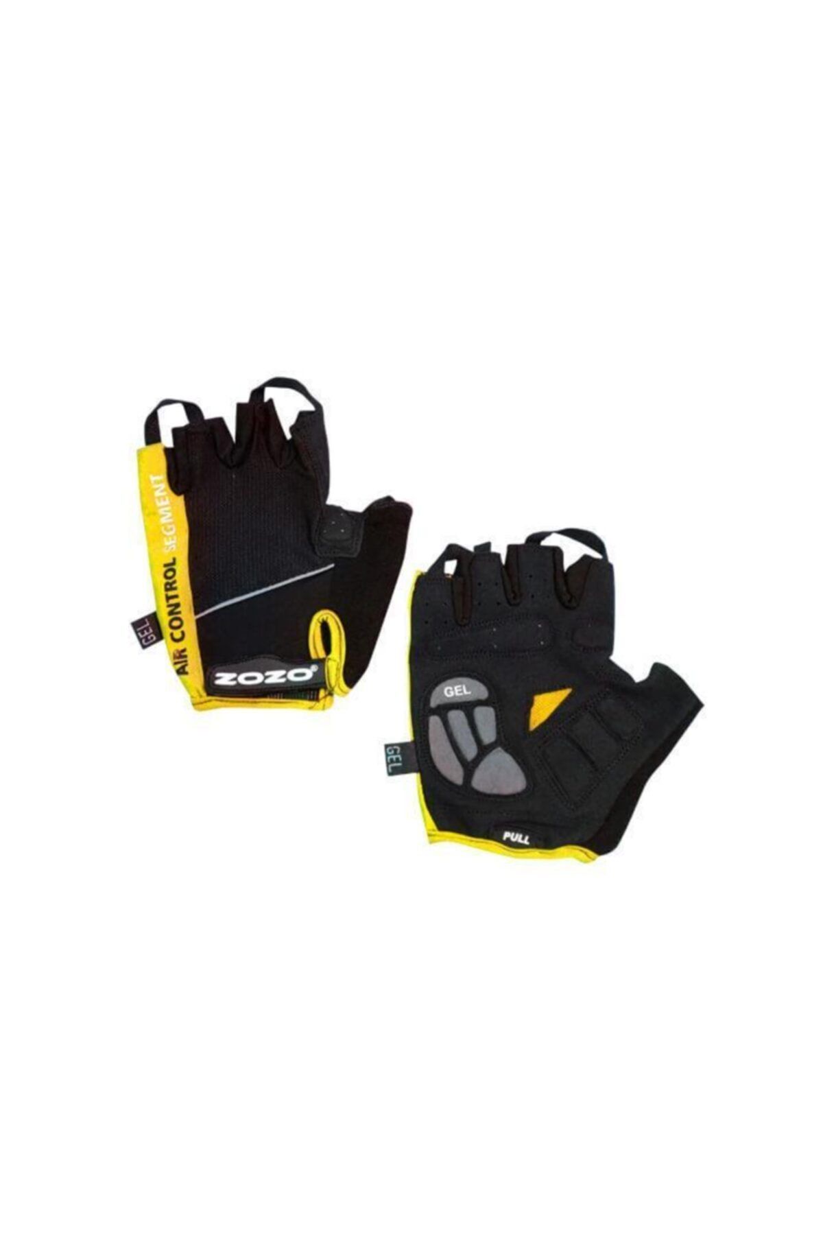 Zozo Air Control Eldiven Reflektörlü Silikon Jelli Sarı Siyah X Large