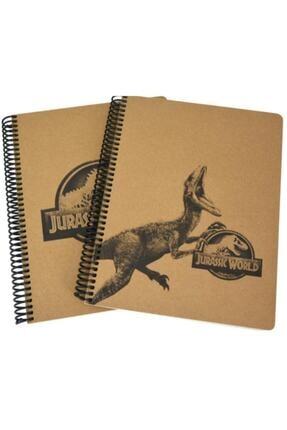 Jurassıc World Kraft Defter 19x26 100 Yaprak Çizgili Image 0