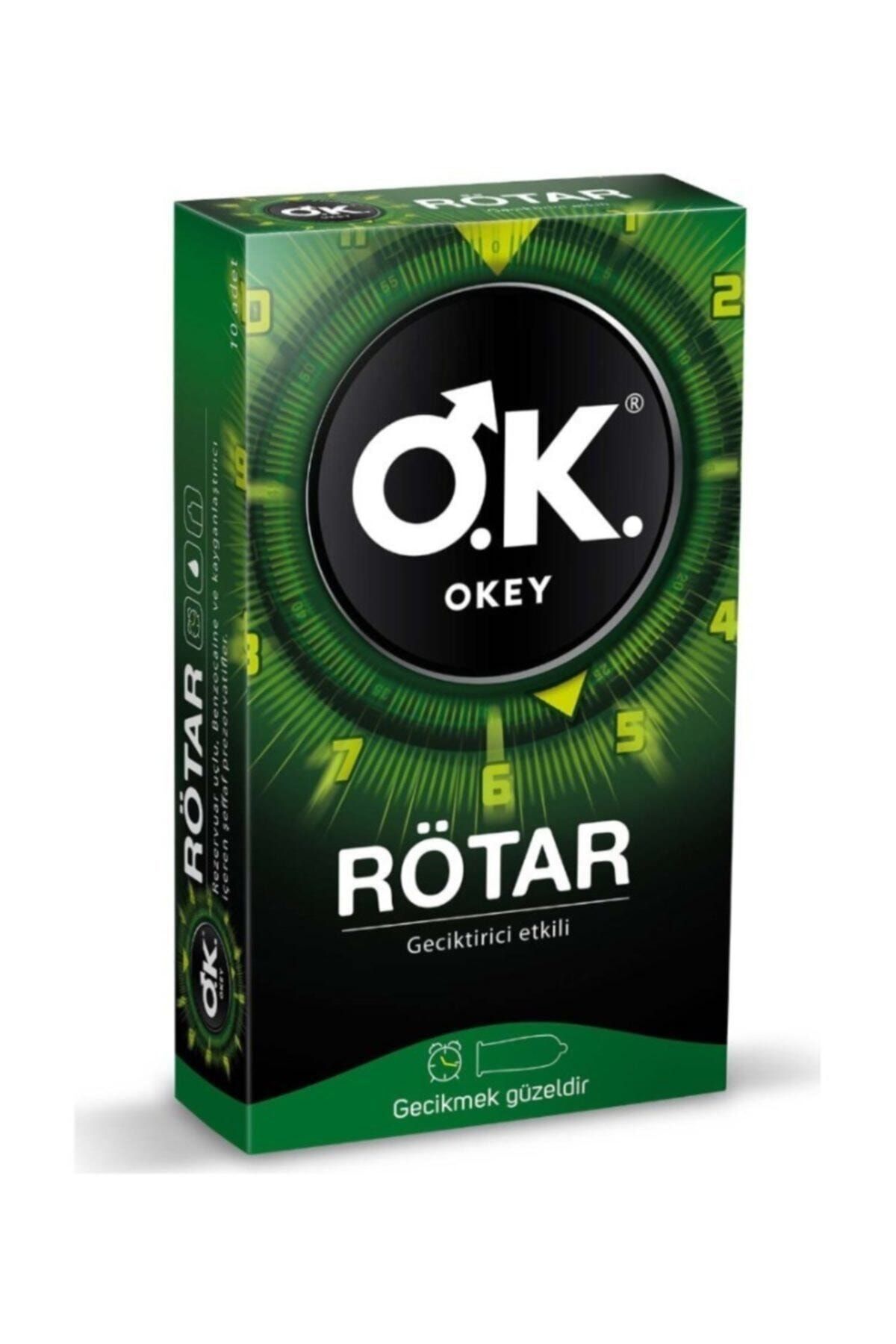 okey prezervatif Rötar (Geçiktiricili) 10'lu Prezervatif