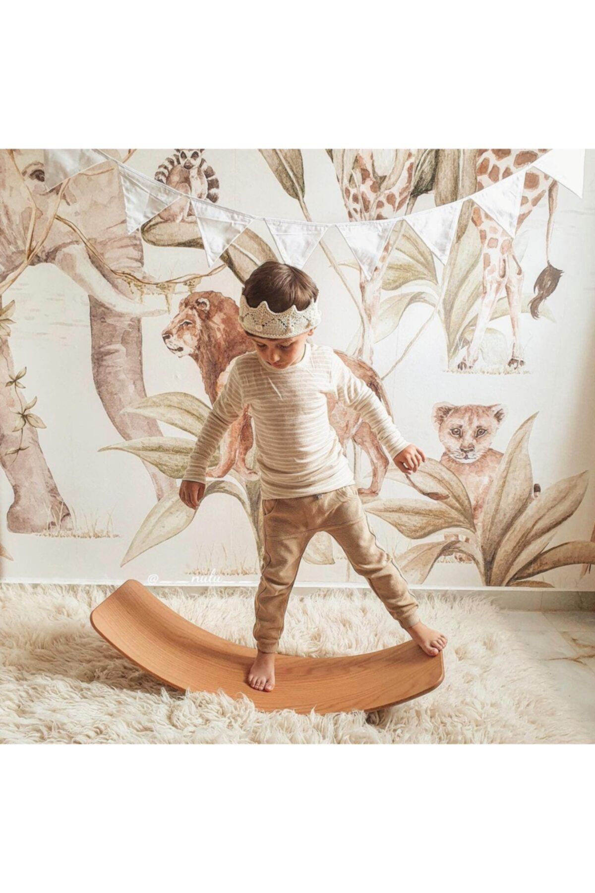 Zeze Toys Ahşap Denge Tahtası Balance Board