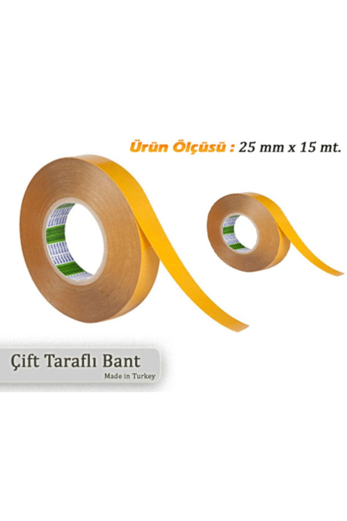 Çokuygunuz Levha Tablo Çerçeve Yapıştırma Çift Taraflı Bant 25 Mm X 15 Mt.