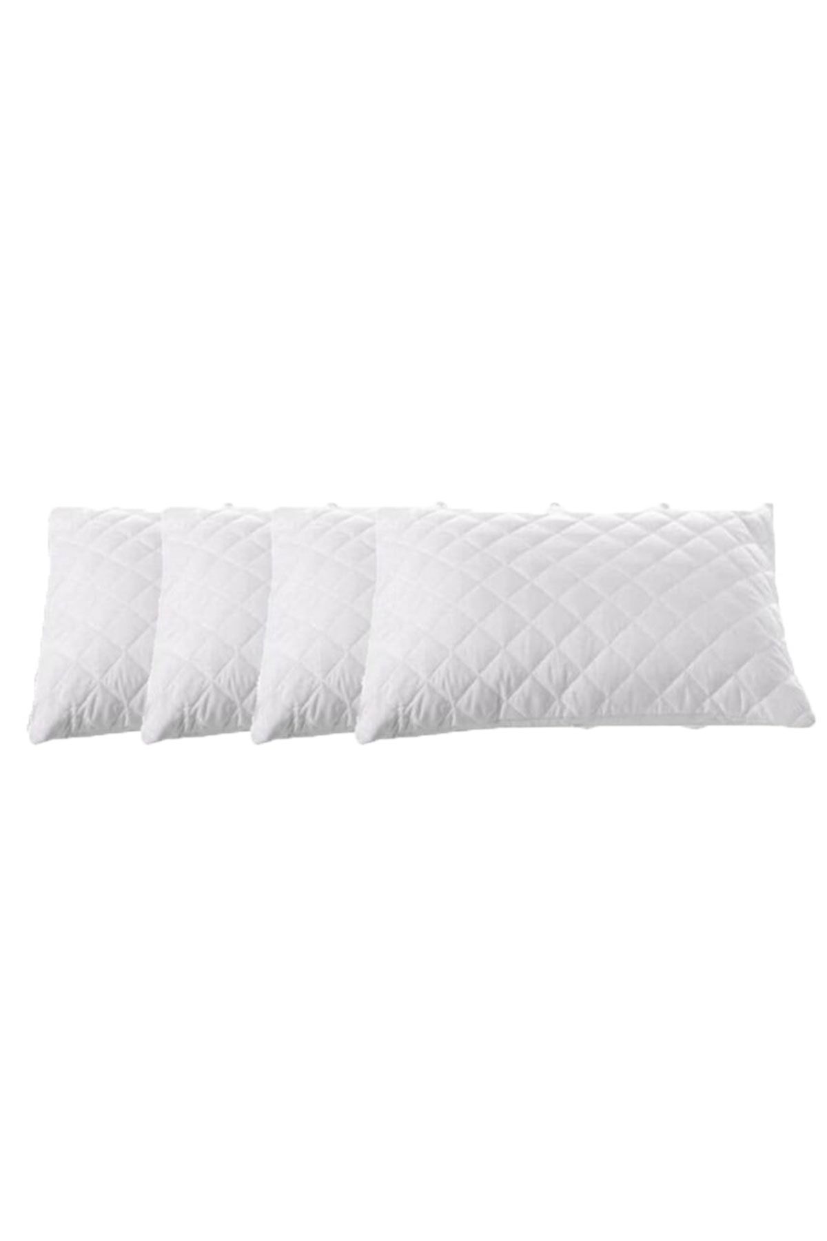 Elmira Textile 4 Lü Fermuarlı Kapitoneli Yastık Alezi / Koruyucu