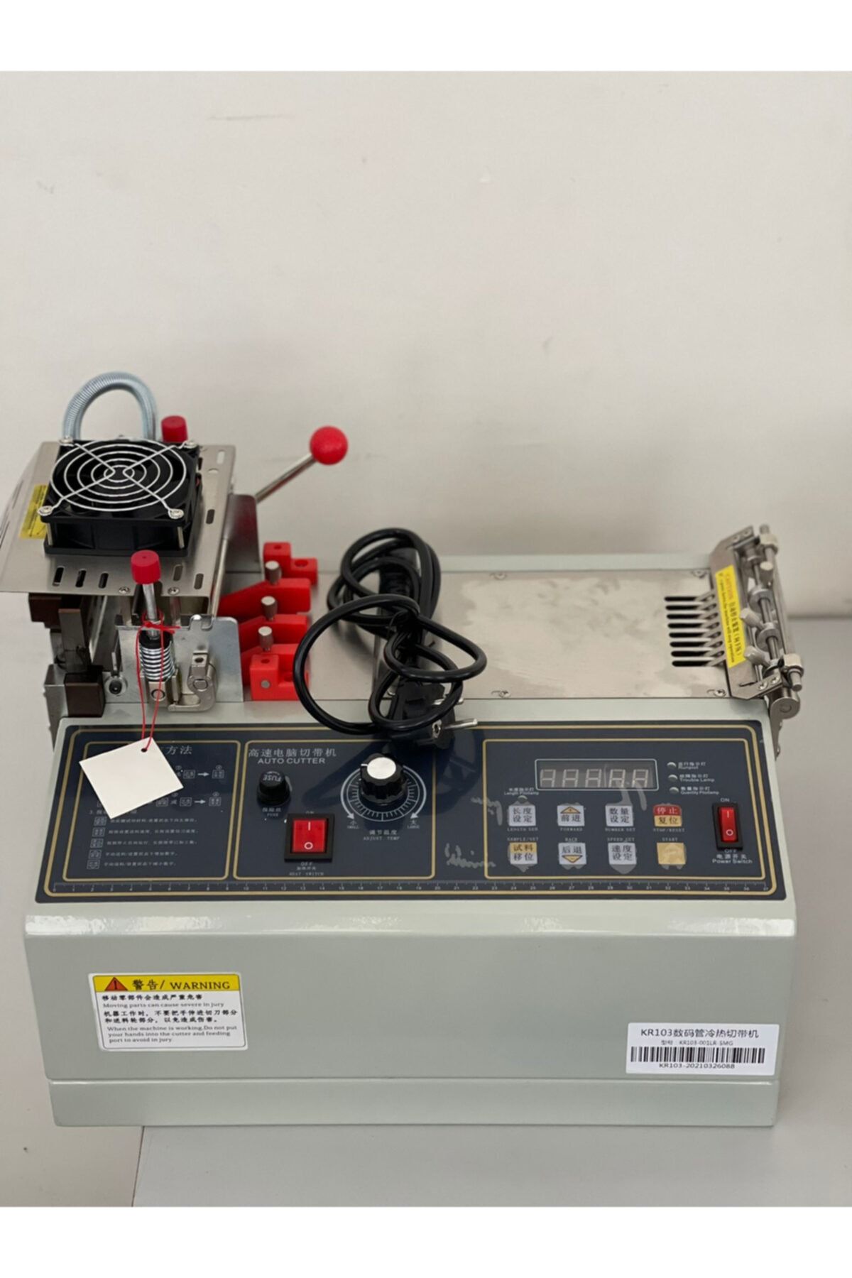 Kral Etiket Kesme Makinası Elektronik Otomatik 10cm
