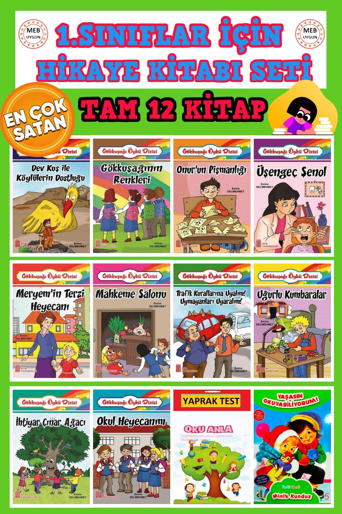 Ata Yayıncılık 1.ve 2.sınıflar Için Okumayı Sevdiren Ve Geliştiren Hikaye Seti 2
