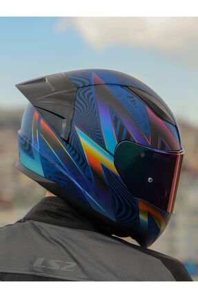 RAPID 2 RACE OPTIK MAT MAVİ-MOR KASK Image 3