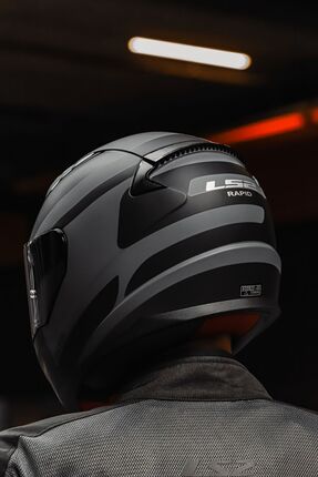 RAPİD SETHDES MAT COOL GRİ-SİYAH KASK Image 6