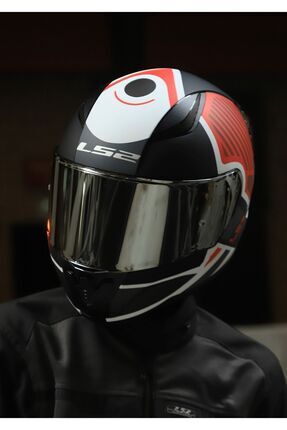 RAPID 2 RACE GRID MAT BEYAZ-KIRMIZI KASK Image 4