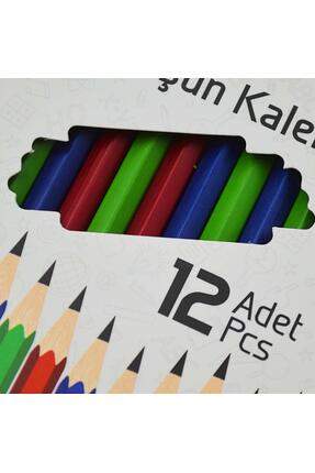 HB Köşeli Kurşun Kalem (GEN-6000) 12 Adet Image 4