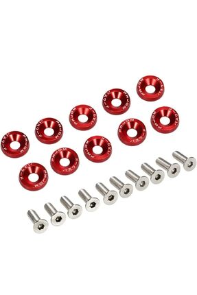 SCOOTER RENKLİ JDM VİDA PUL SETİ 10 LUPAKET Image 1