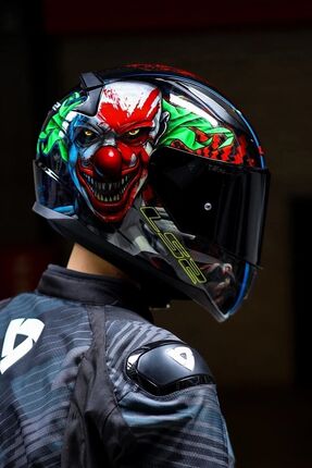 Rapid 2 Happy Dreams Kask Siyah Vizörlü (CAMLI) Image 4