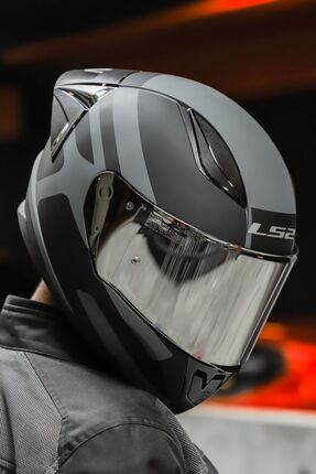 RAPID RACE SETHDES GRİ-SİYAH KASK Image 4