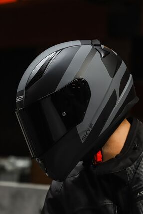 RAPİD SETHDES MAT COOL GRİ-SİYAH KASK Image 7