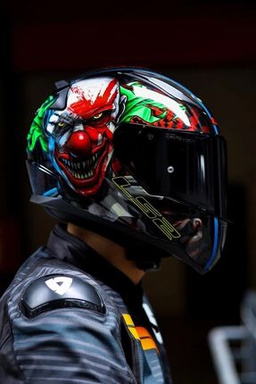 Rapid 2 Happy Dreams Kask Siyah Vizörlü (CAMLI) Image 5