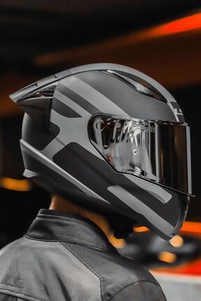 RAPID RACE SETHDES GRİ-SİYAH KASK Image 5