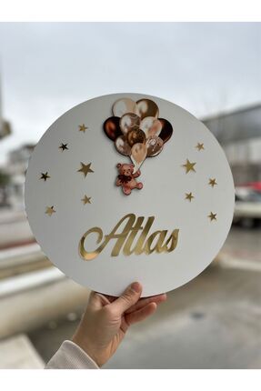 Balon Ayıcıklı Figürlü Kapı Süsü Dekorasyon Hediyelik Image 0