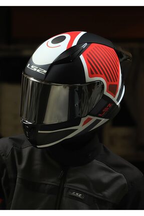 RAPID 2 RACE GRID MAT BEYAZ-KIRMIZI KASK Image 7