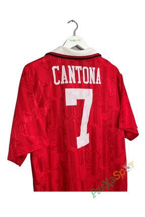 Profesyonel İthal Kalite 1992 Nostalji M. United Cantona Retro Maç Forması Image 0