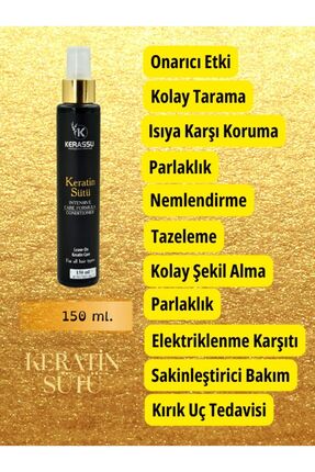 Kolajen Keratin Sütü Saç Besleyici 10 Etkili Bakım Sütü 150 Ml. Image 0