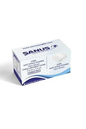 Steril Emici Spanç Kompres 4 Kat 7.5x7.5 Image 0